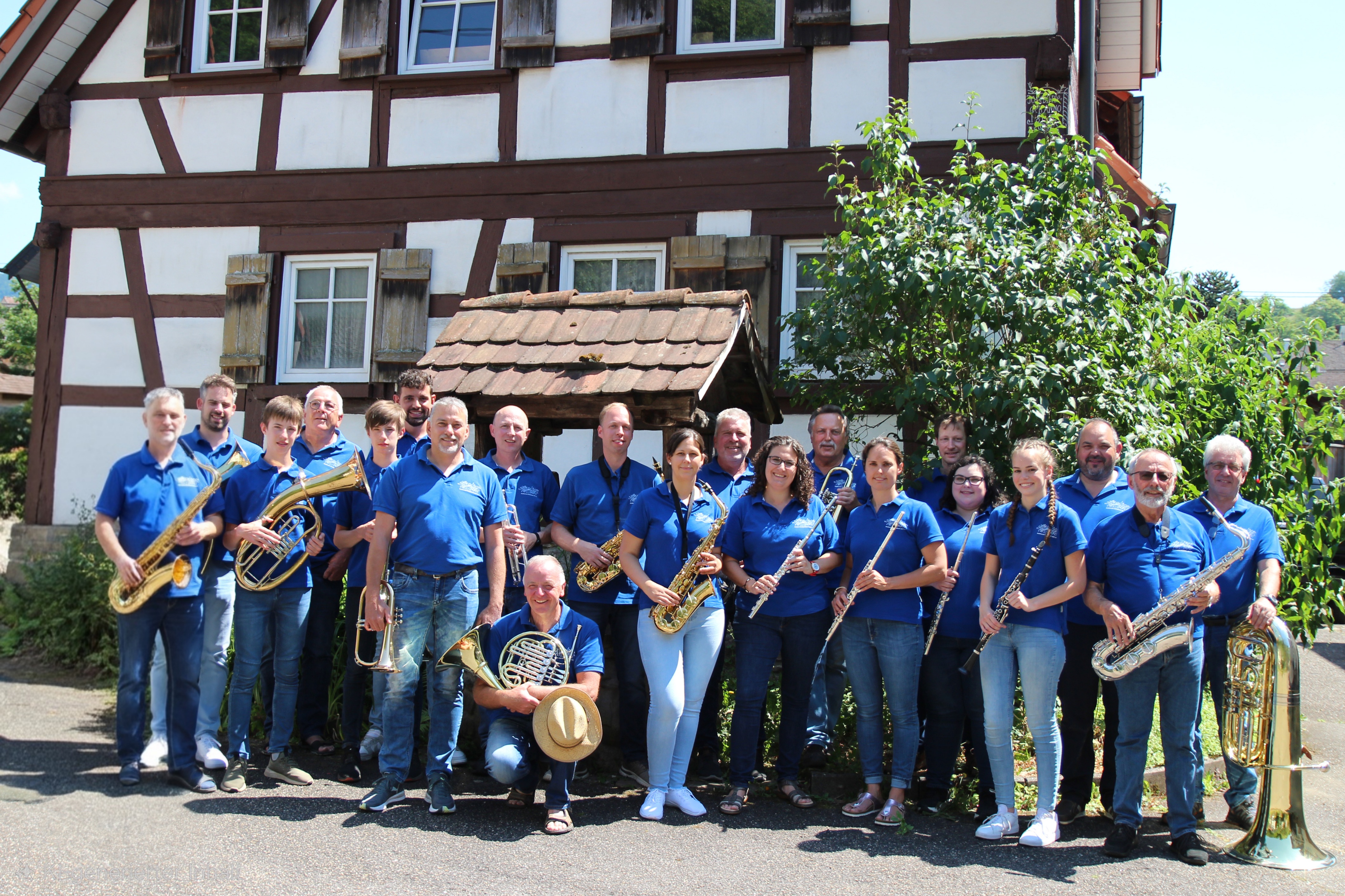 Gruppenfoto Musikverein 1877 e.V. Michelbach